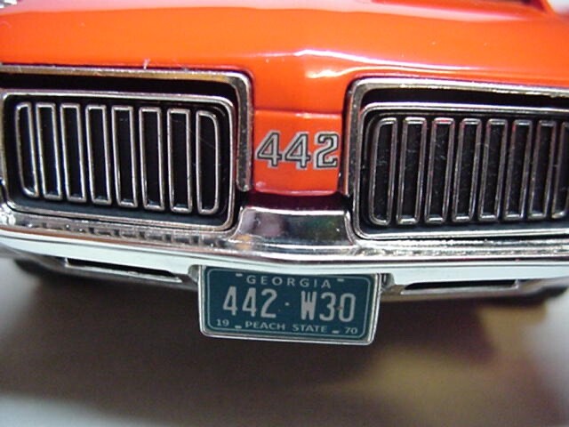 OLDS RALLY RED 442 W-30 455ci 1970 OLDSMOBILE 1/18 ACME #A1805605B LTD 150 pcs