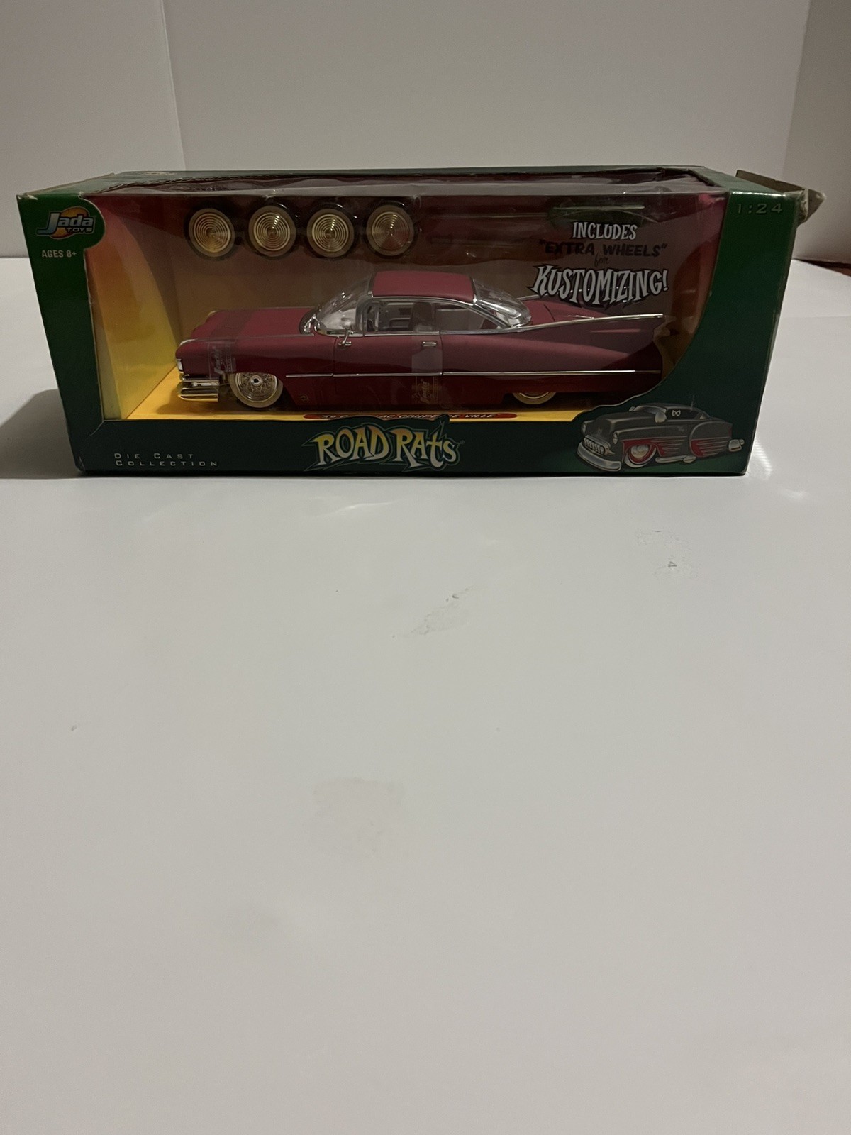 Jada Toys Road Rats Cadillac Coupe de Ville Kustomizing Red 1:24 Die Cast