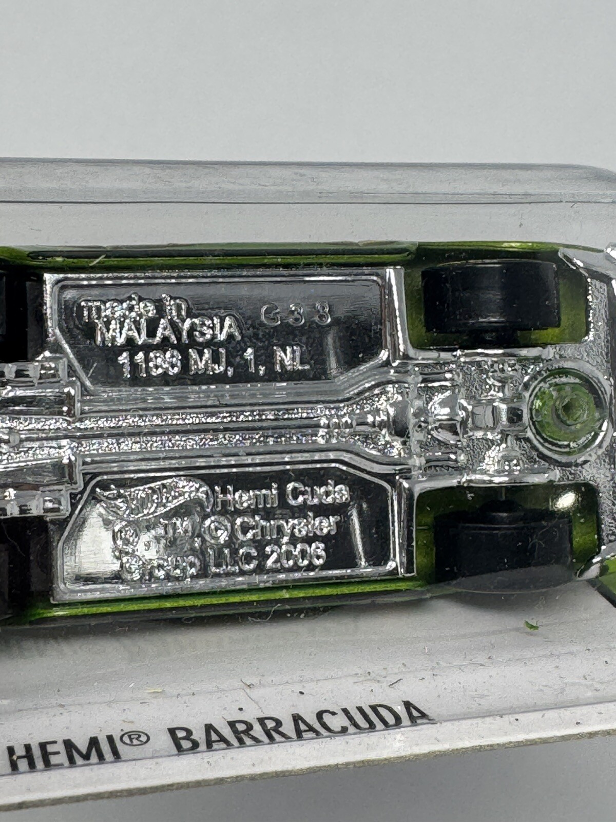 Hot Wheels 2014 Workshop Green ‘68 Hemi Barracuda #213 A17