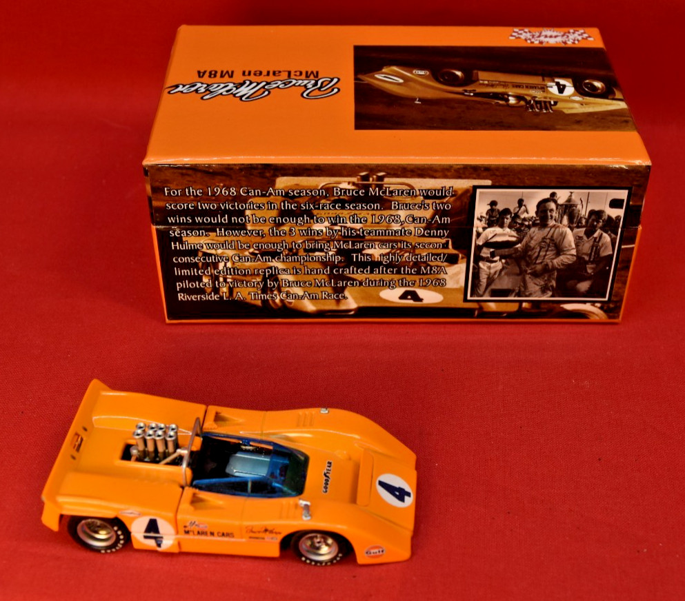 GMP Lot Bruce McLaren 1:43 Can-Am cars plus bonus esso car #8199