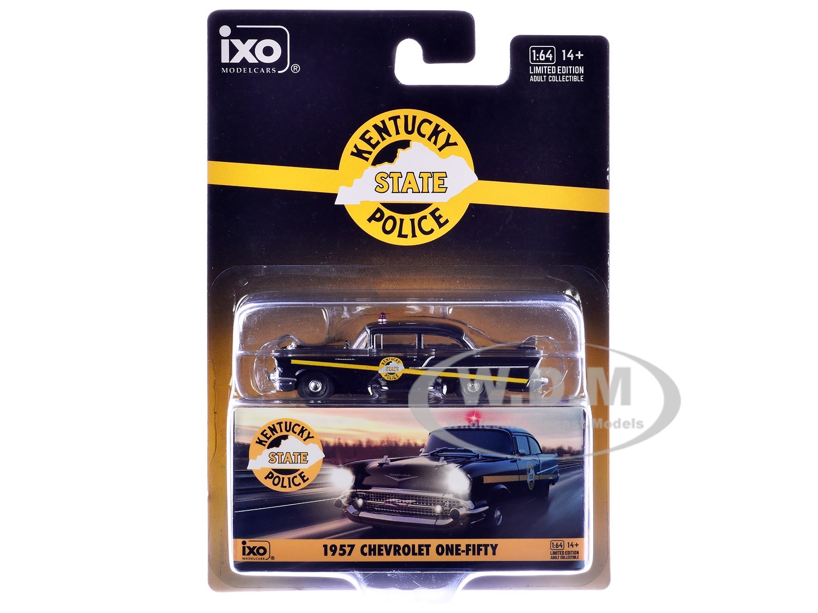 1957 CHEVROLET ONE-FIFTY “KY STATE POLICE” 1/64 DIECAST MODEL CAR BY IXO IA64015