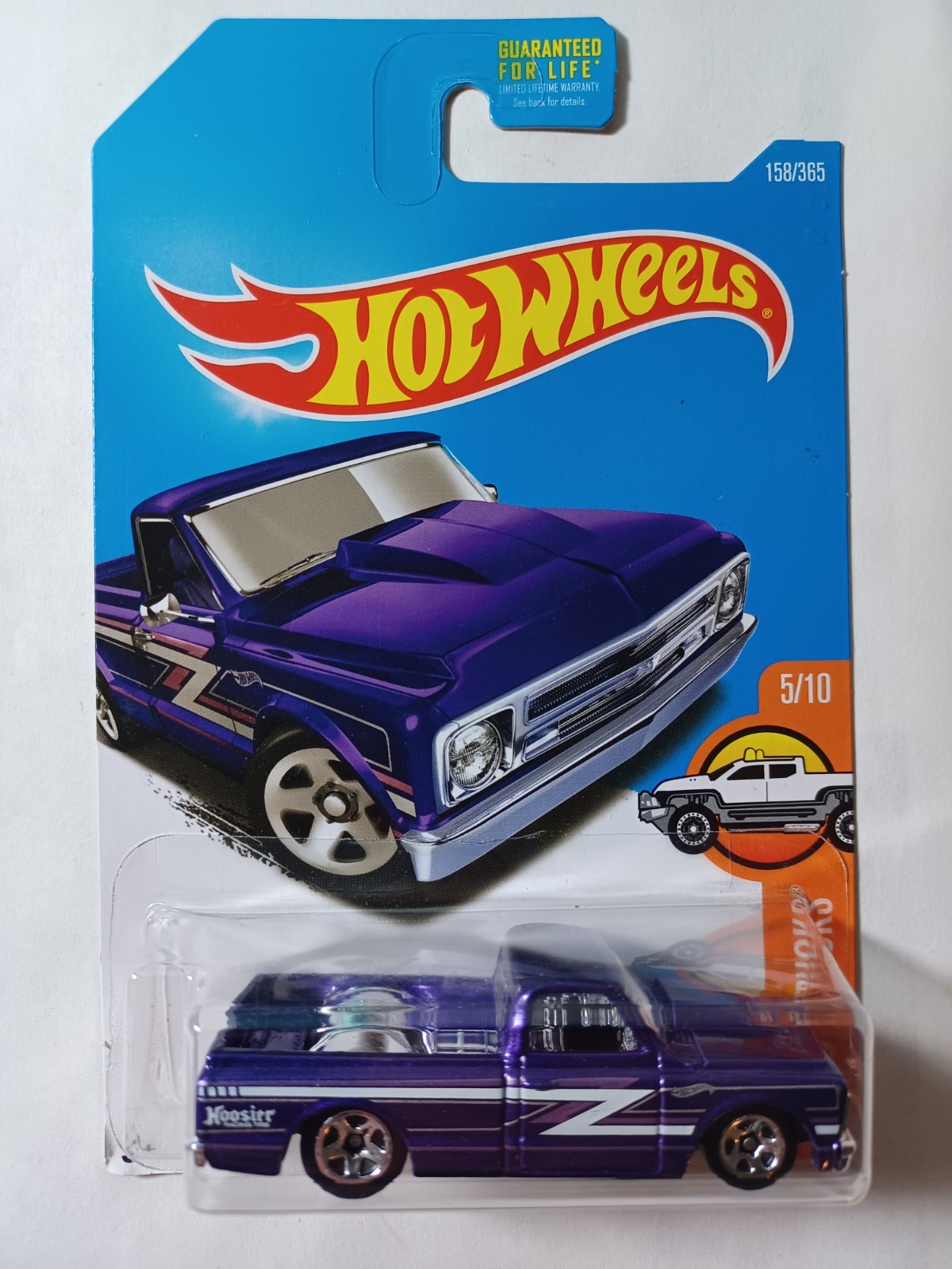 HOT WHEELS HW HOT TRUCKS ’67 CHEVY C10 (Unopened Pair) 2015/2016 Purple and Blue