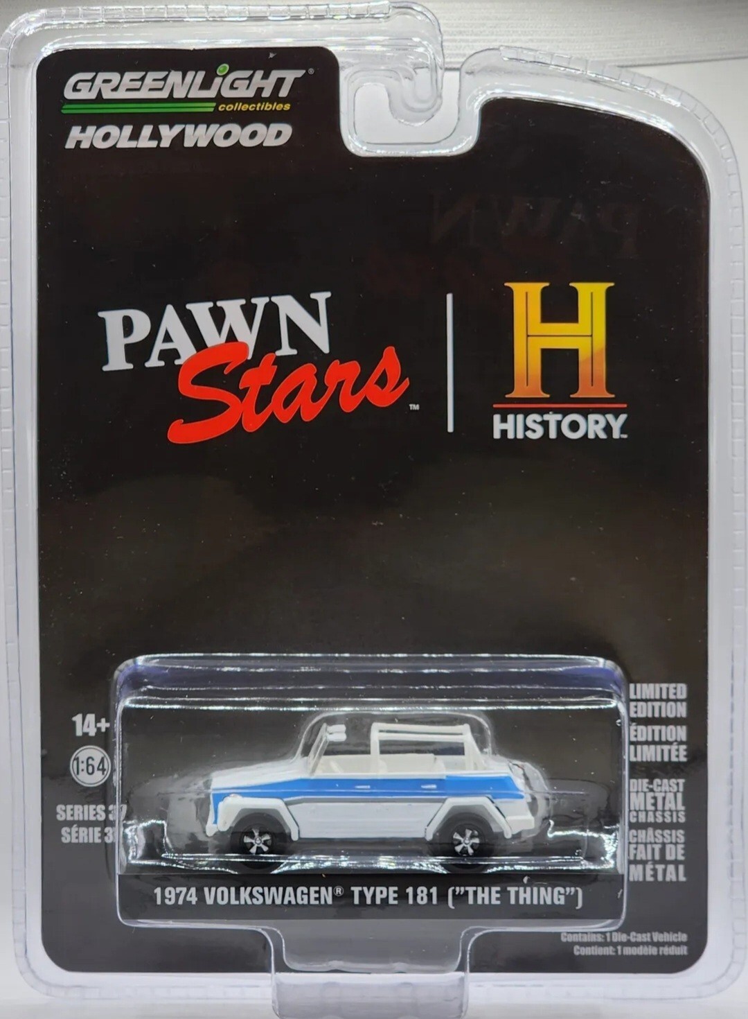 GREENLIGHT HOLLYWOOD SERIES 37 FACTORY SEALED CASE OF 6 VEHICLES POSSIBLE CHASE!