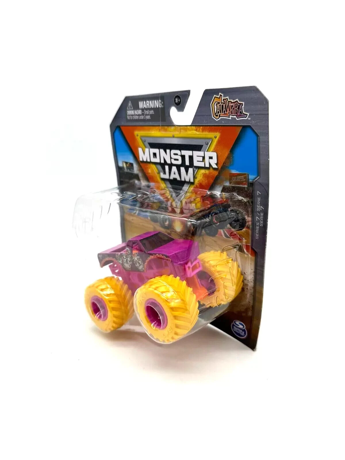Monster Jam Truck Calavera 1/64 Scale Series 7 True Metal by Spin Master