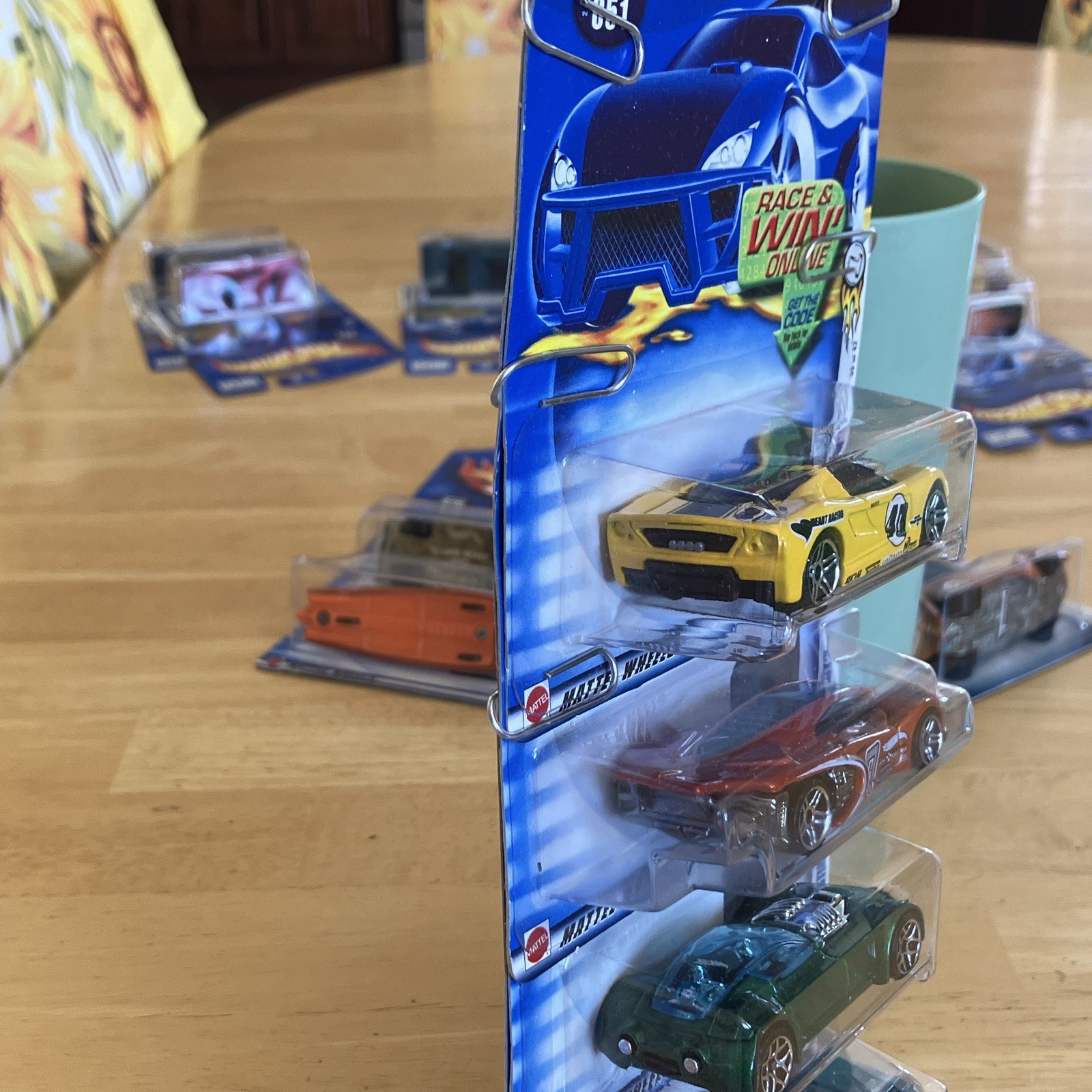 Hot Wheels 4-Car Multi-Pack 1:64 Yellow Diecast Cars Age 3-4 Years Carded
