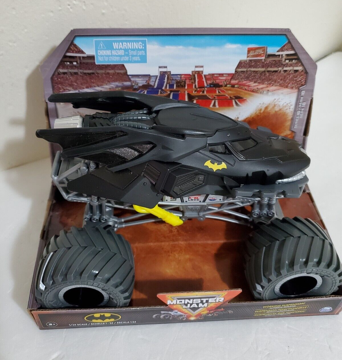 Monster Jam Batman Series 16 True Metal 1:24 Scale by Spin Master Collectible