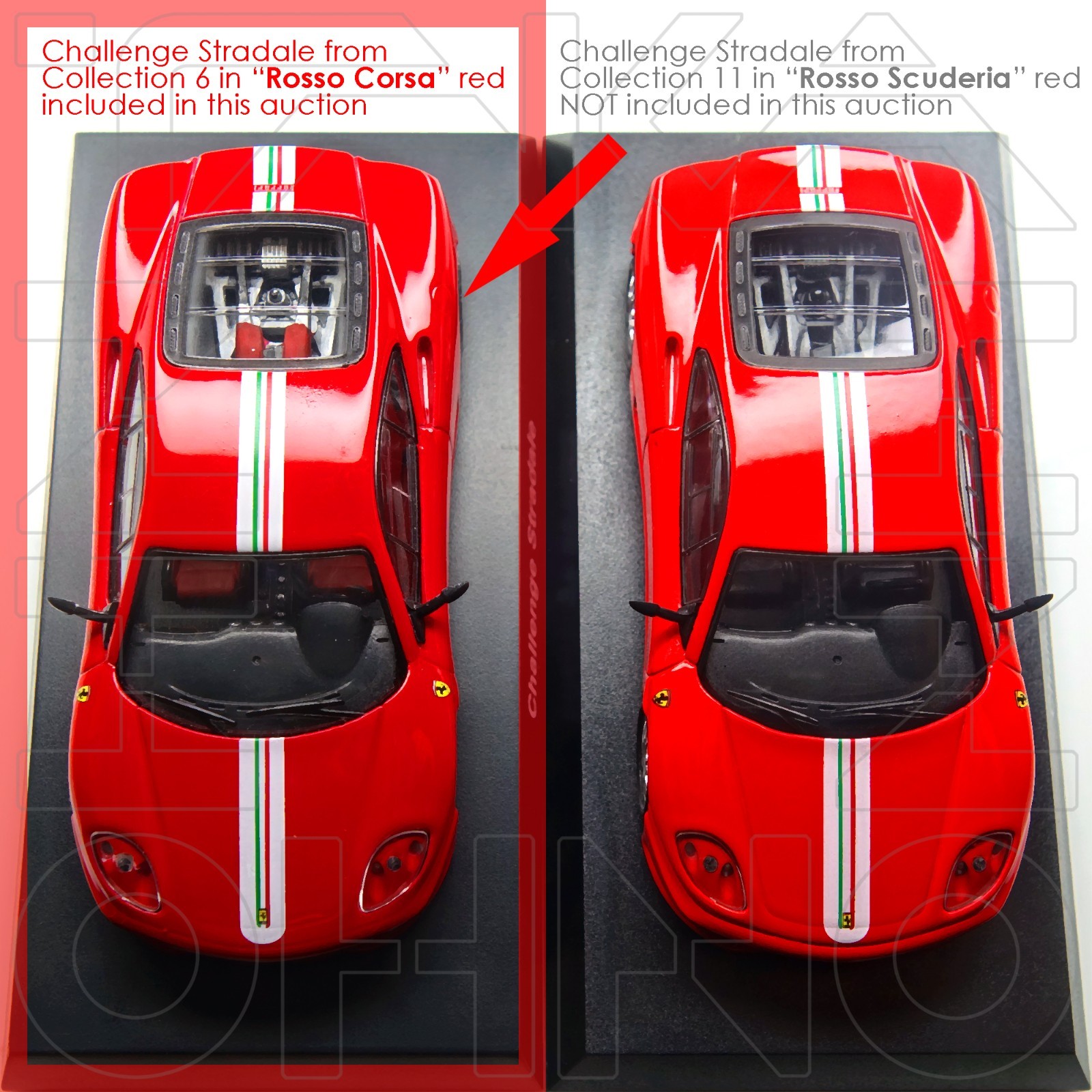 Ferrari Challenge Stradale 2003 KYOSHO 1:64 collection 6 Rosso Corsa Red 360