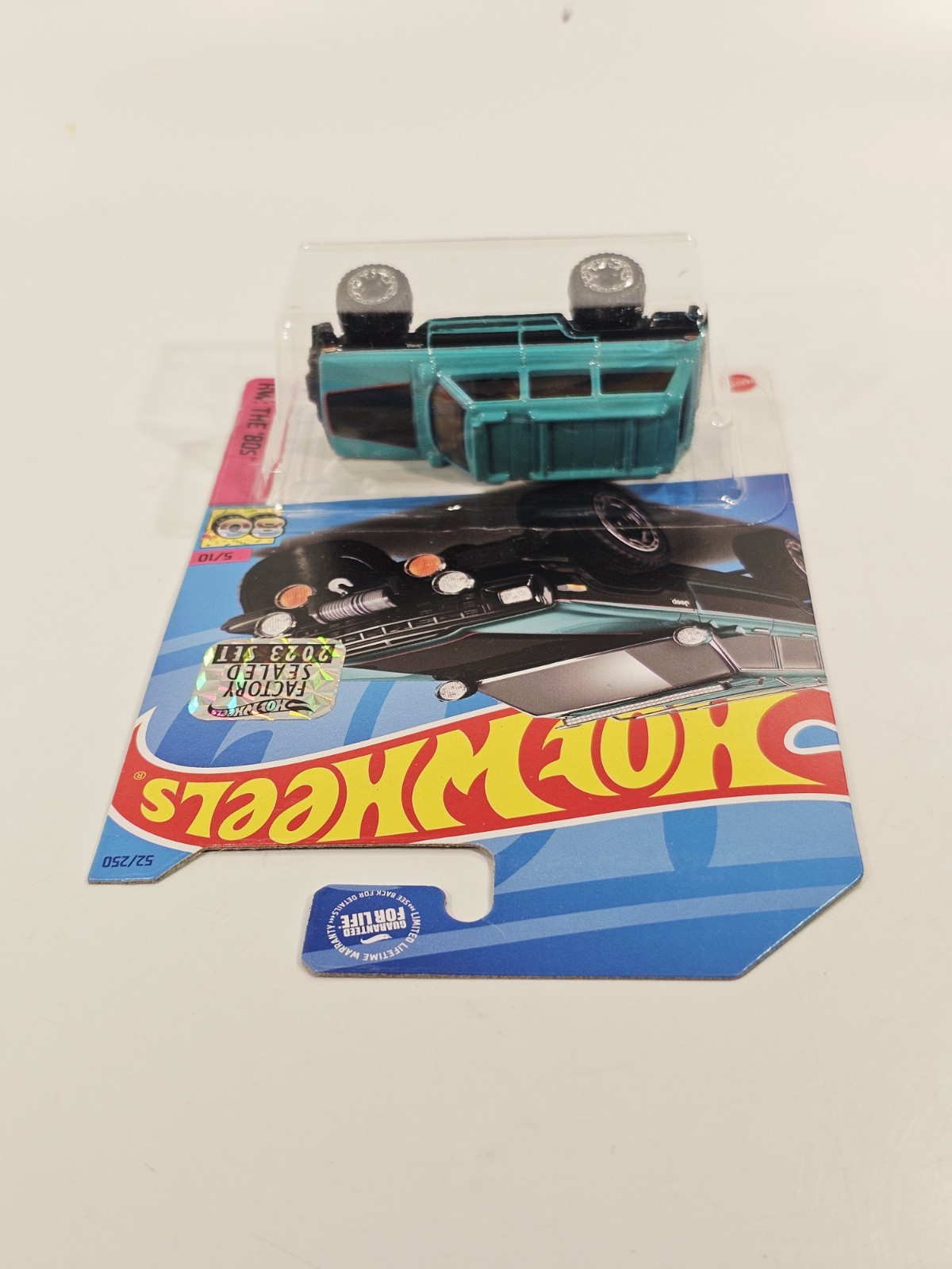 2023 Hot Wheels Kroger Exclusive 1988 Jeep Wagoneer Factory Sealed Sticker Teal