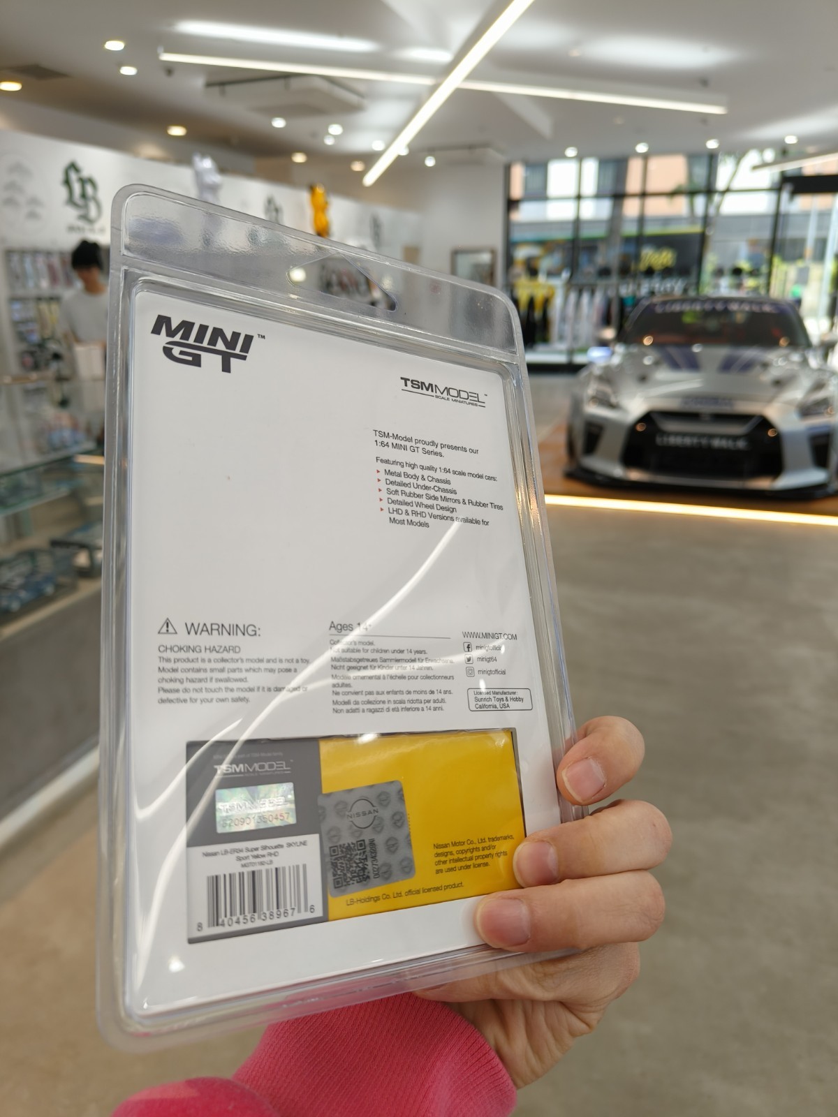 NO TARIFFS MINI GT Nissan LB-ER34 Silhouette Skyline Yellow LBWK Liberty Walk