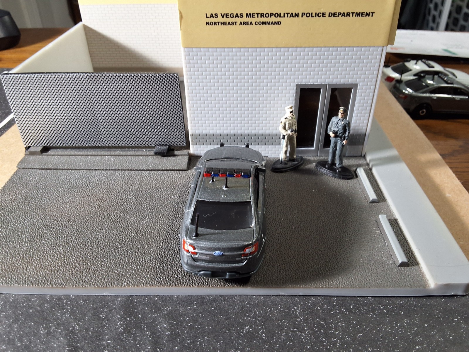 MATCHBOX POLICE FORD TAURUS INTERCEPTOR GRAY CUSTOM UNMARKED BLANK UNIT