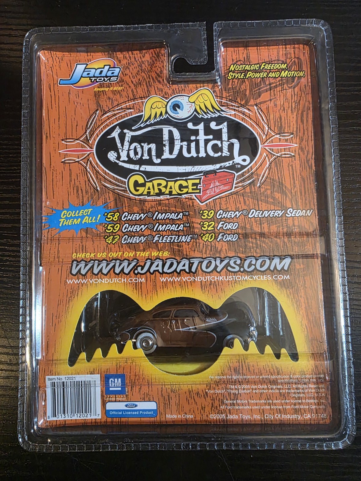 Von Dutch Garage Set Of 6 Jada Toys 2005 1:64 Scale Die Cast Year ‘32-‘59 NEW