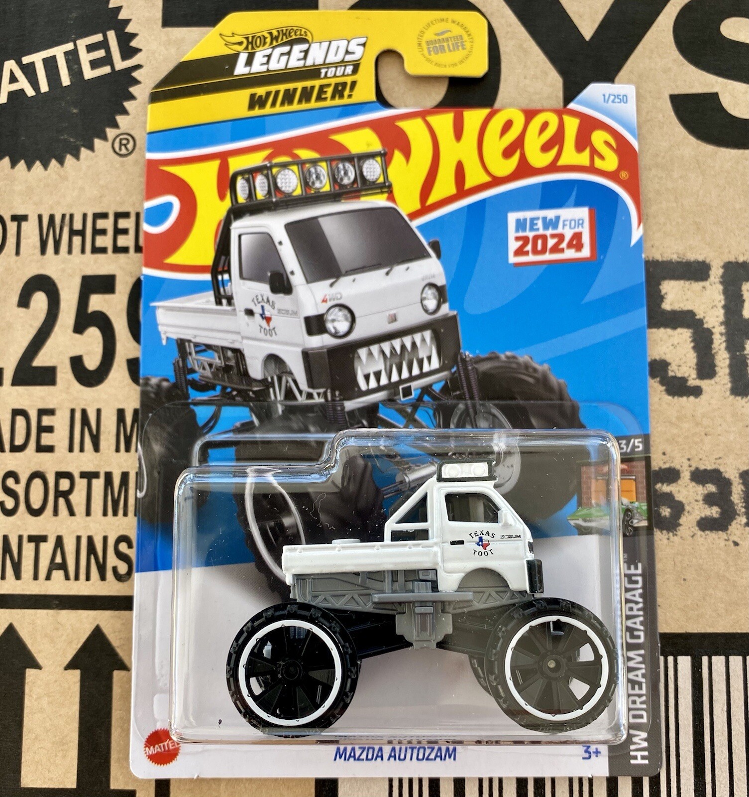 🔥2024 Hot Wheels Mazda Autozam Texas Toot Japan Kei Truck Honda Suzuki Mighty K