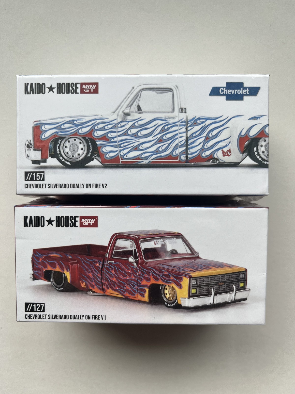Kaido House lot of 2 Silverado Dually new sealed CHANCE AT CHASE read details