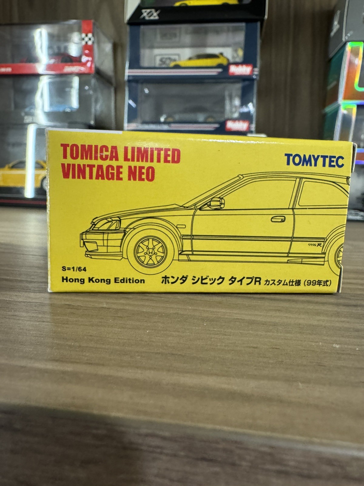 Tomica Limited Vintage 1999 Honda Civic Type R HK 1:64 Diecast Cars Model Toys