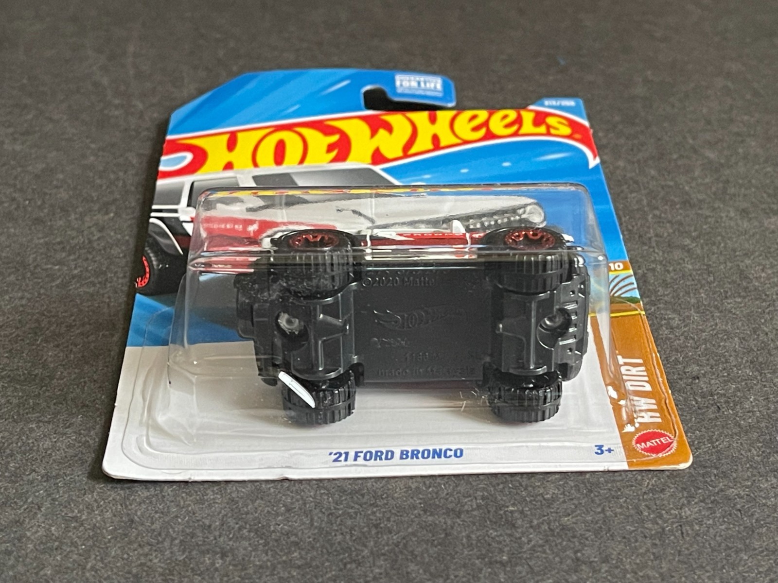2026 Hot Wheels ~ 2021 Ford Bronco ~ #213 HW Dirt L Case White