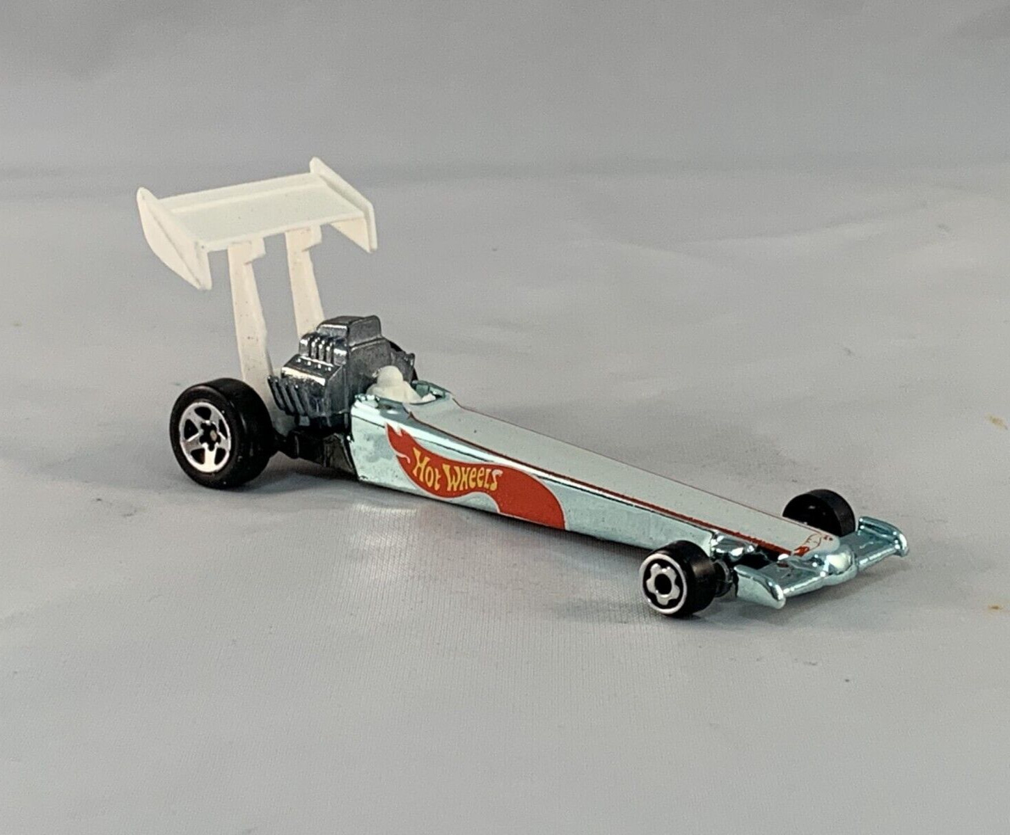 Hot Wheels Dragster 1995 Racing Metals Blue Chrome 5SPs