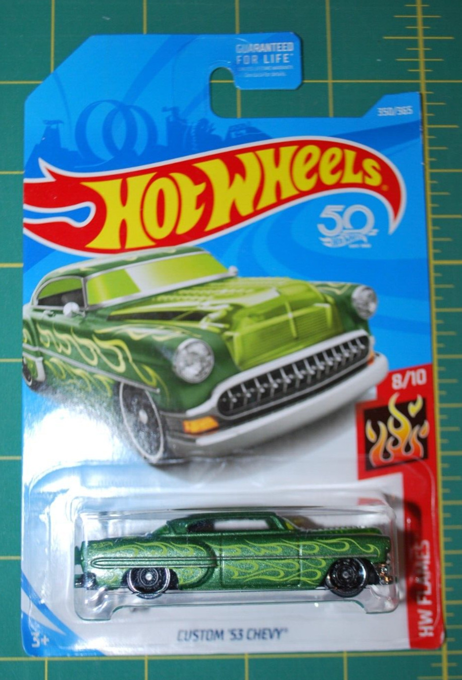 2X – 2018 Hot Wheels – Early Times ’32 Ford & Custom ’53 Chevy – HW Flames