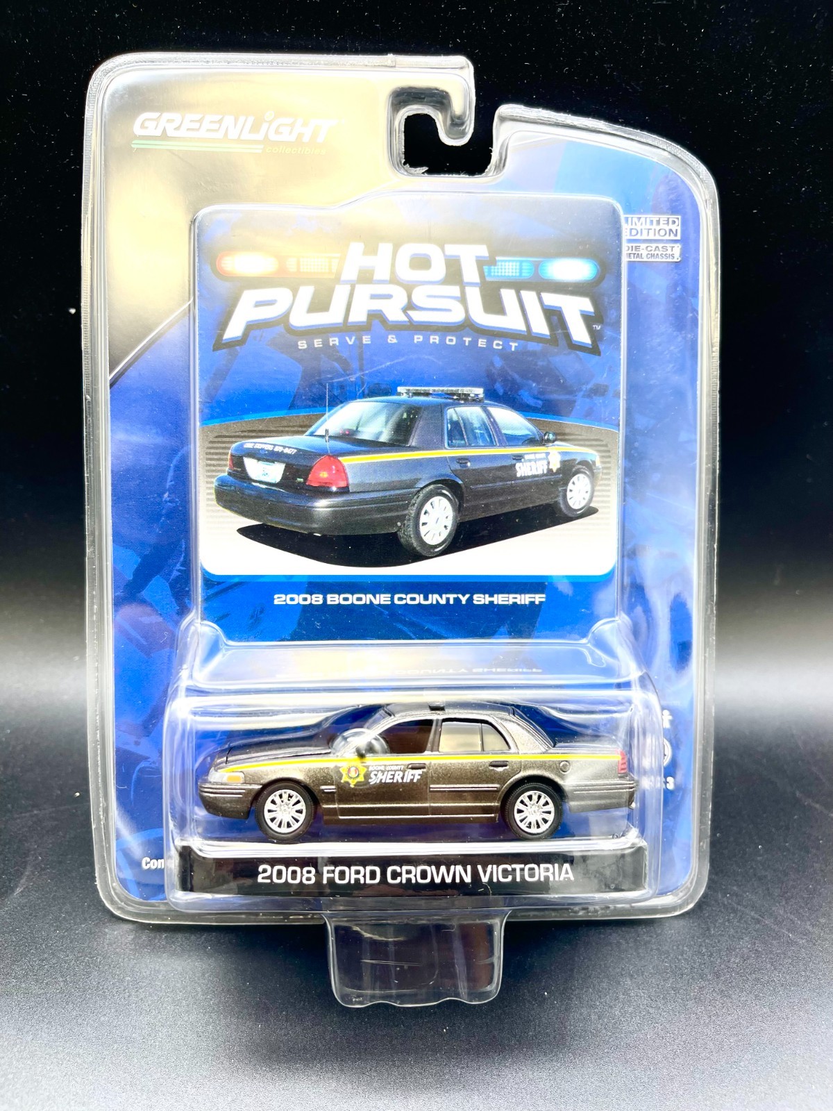Greenlight Hot Pursuit 3 Missouri 2008 Ford Crown Vic Police Interceptor D2