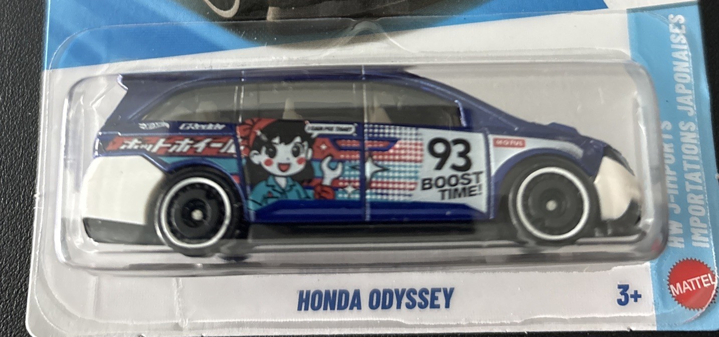 Hot Wheels HW J-Imports Honda Odyssey #93 Motul Boost Time 149/250 New