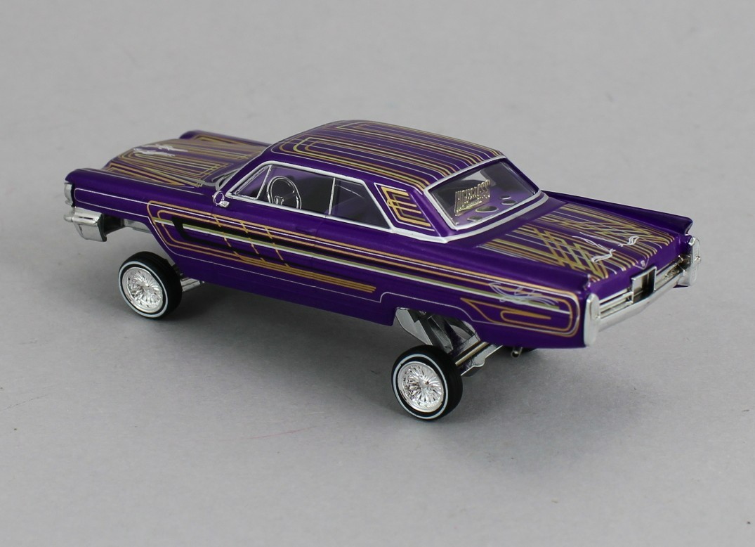 1:64 *97M* PURPLE 1964 Cadillac Coupe DeVille *LOWRIDER* NIB