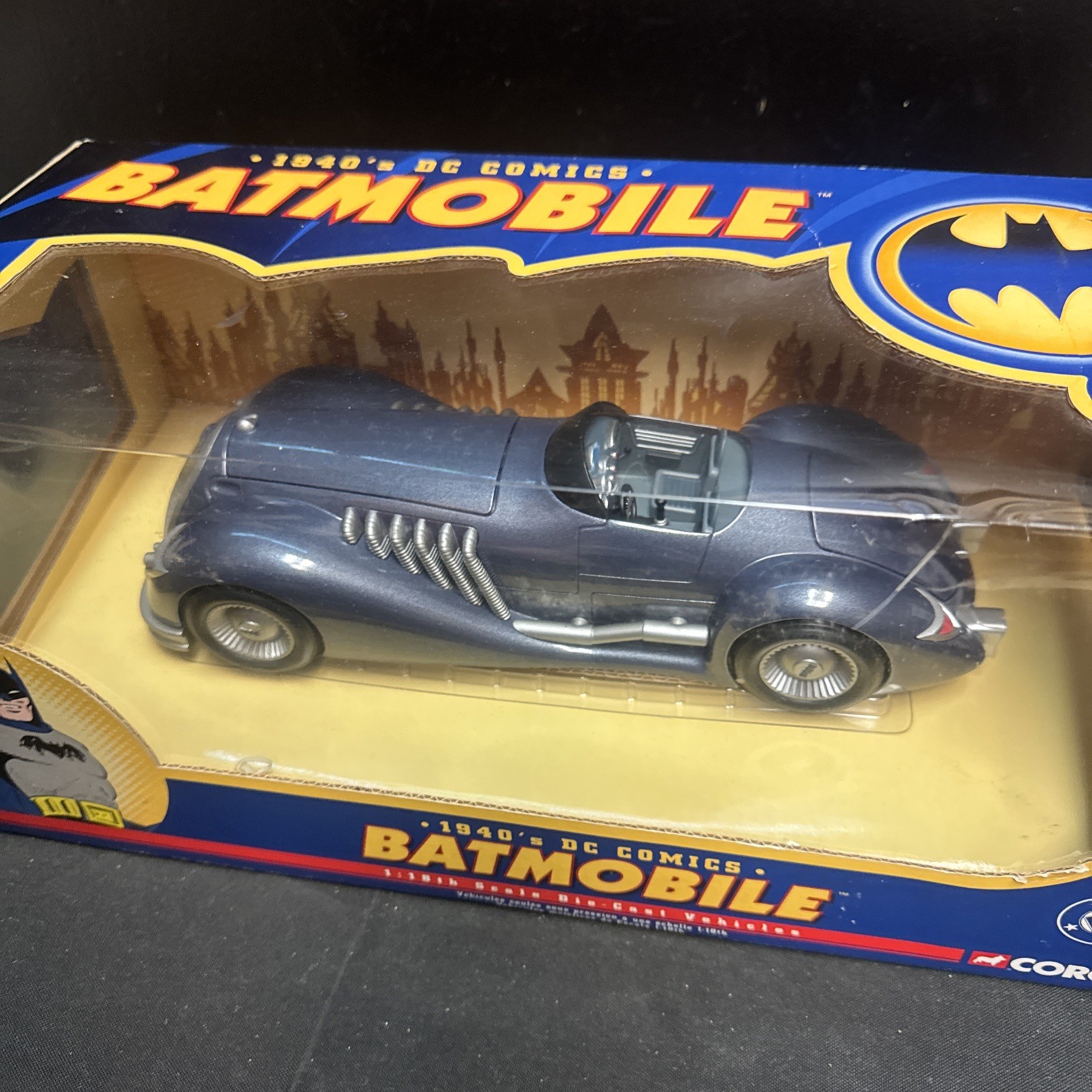 Corgi 1940s Batmobile 1:18 Diecast DC Comics Model 77606 NIB