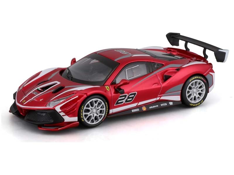 2020 Ferrari 488 Challenge EVO (Ferrari Racing) 1:43 Scale Model – Bburago 36309