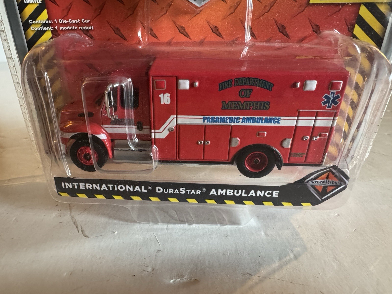 Greenlight HD Trucks International Durastar Ambulance Fire Dept Of Memphis