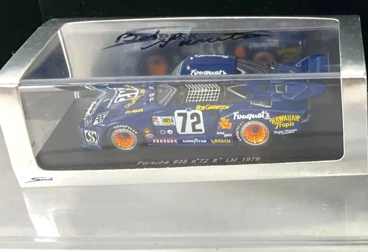 SPARK 1/43 Scale PORSCHE 935 Signed by Team Driver Bob Garretson NO72 LM 1979