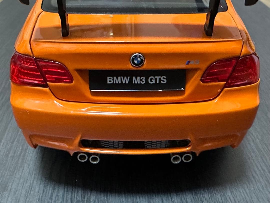 Kyosho BMW M3 GTS 1/18 Scale Diecast Model Orange Discontinued 2016 from Japan