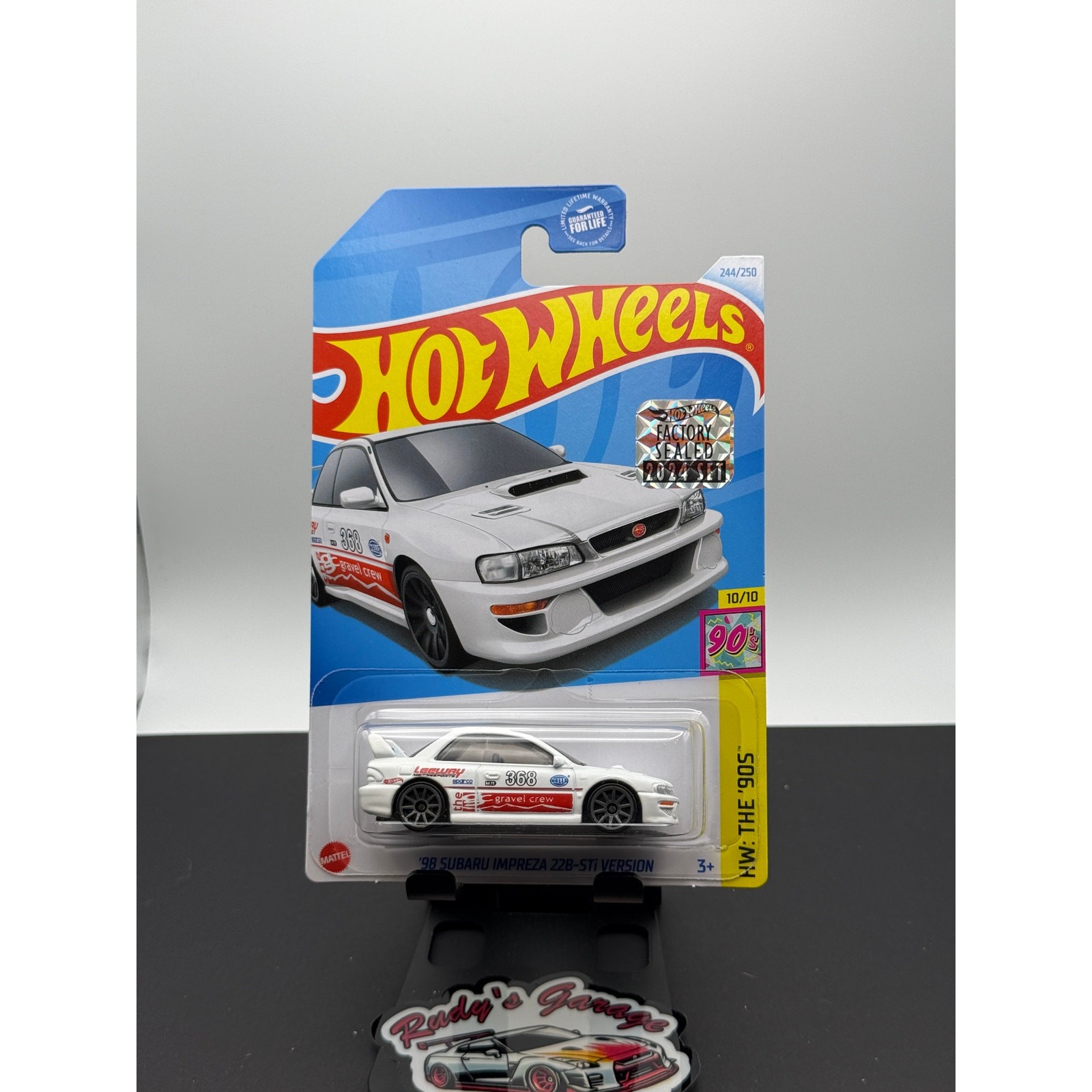 Hot Wheels 2024 Factory Sealed The ’90s #244 ’98 Subaru Impreza 22B-STi HTB12
