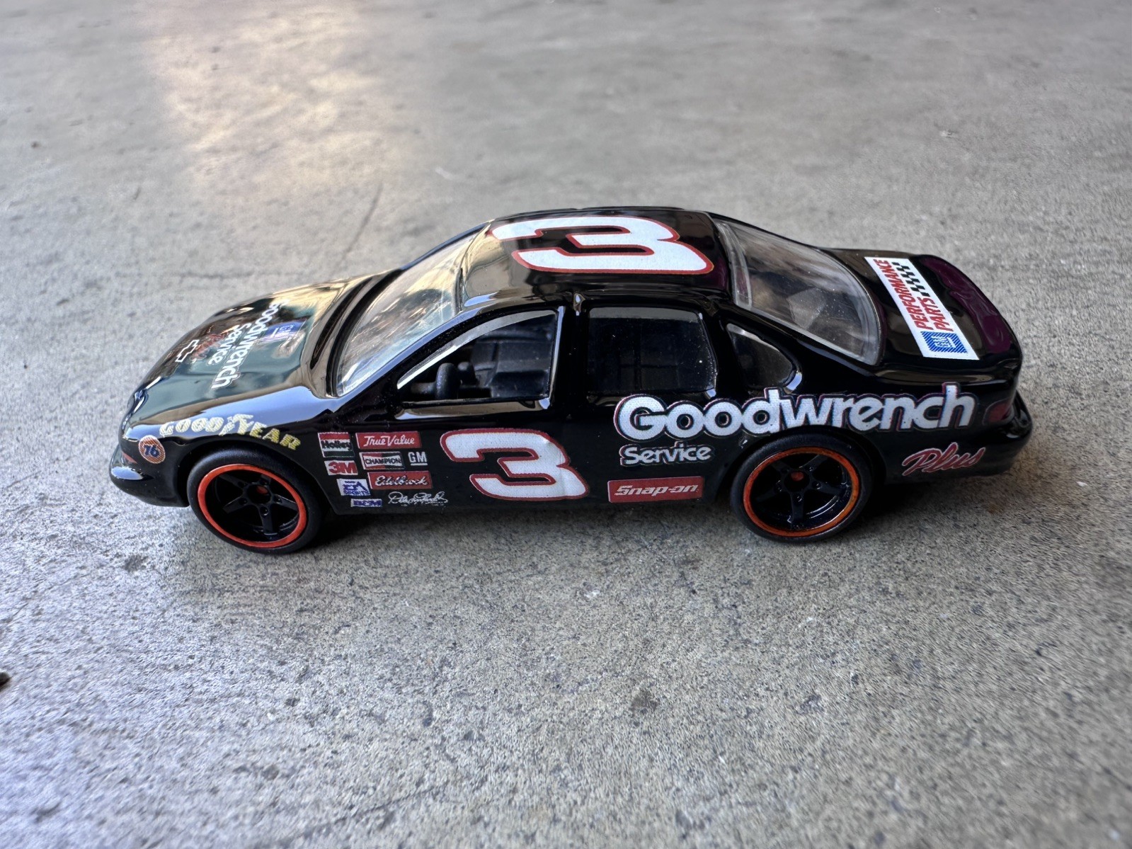 CUSTOM MADE Hot Wheels Goodwrench Chevy Impala SS Wheel Swap Automotive Clear