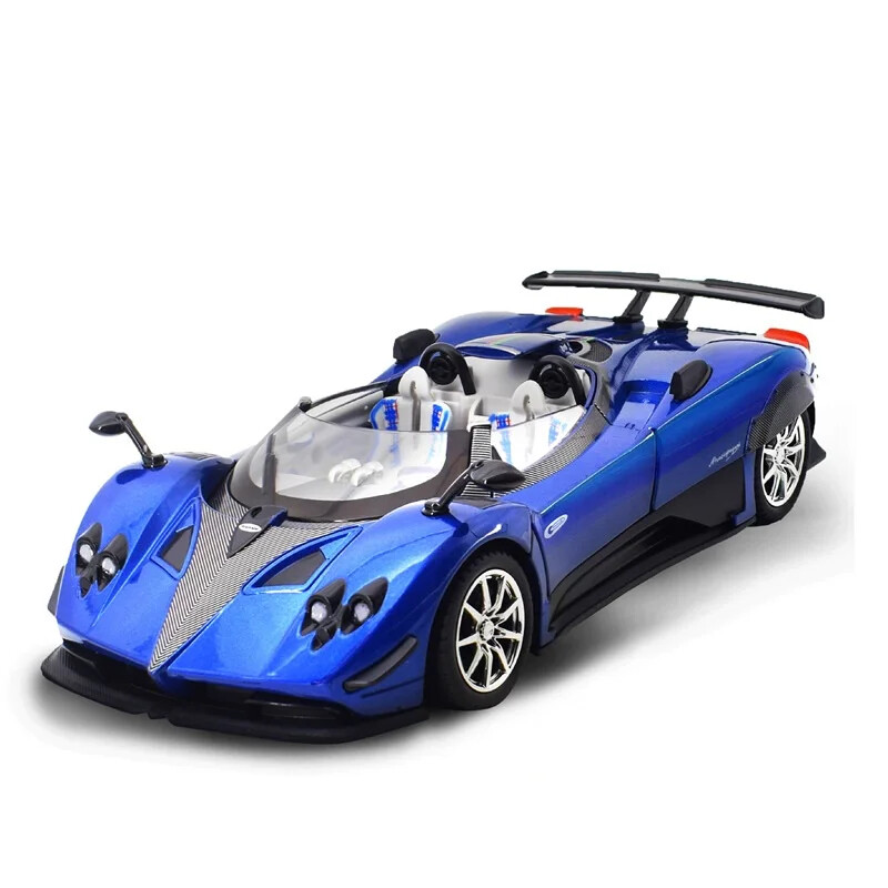 1:24 Pagani Zonda HP Barchetta Alloy Car Model Diecast Toy Vehicle Sound Light
