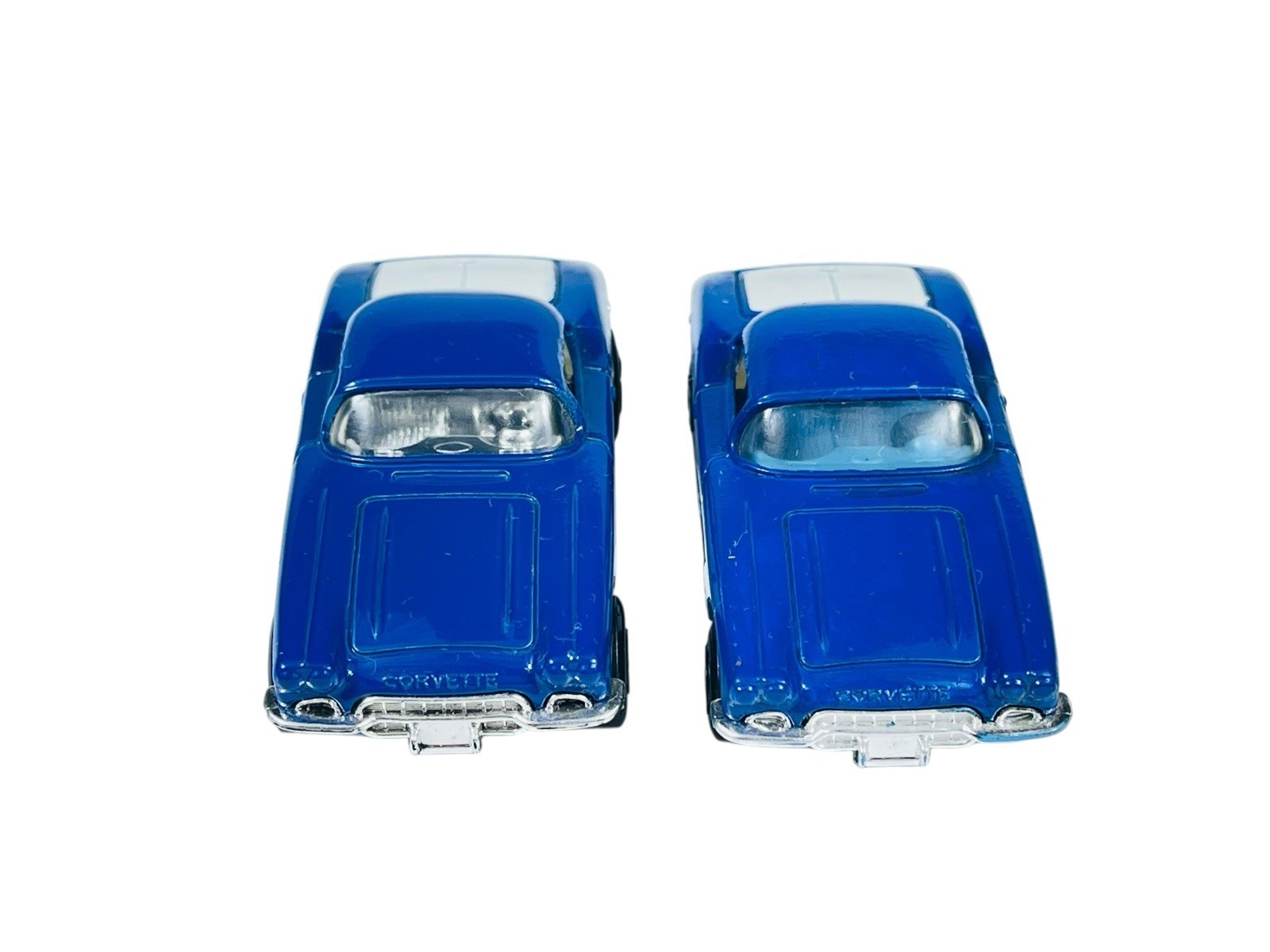 Matchbox Lesney Superfast (2) Varied MB71 1962 Chevy Corvettes w/Yellow Boxes