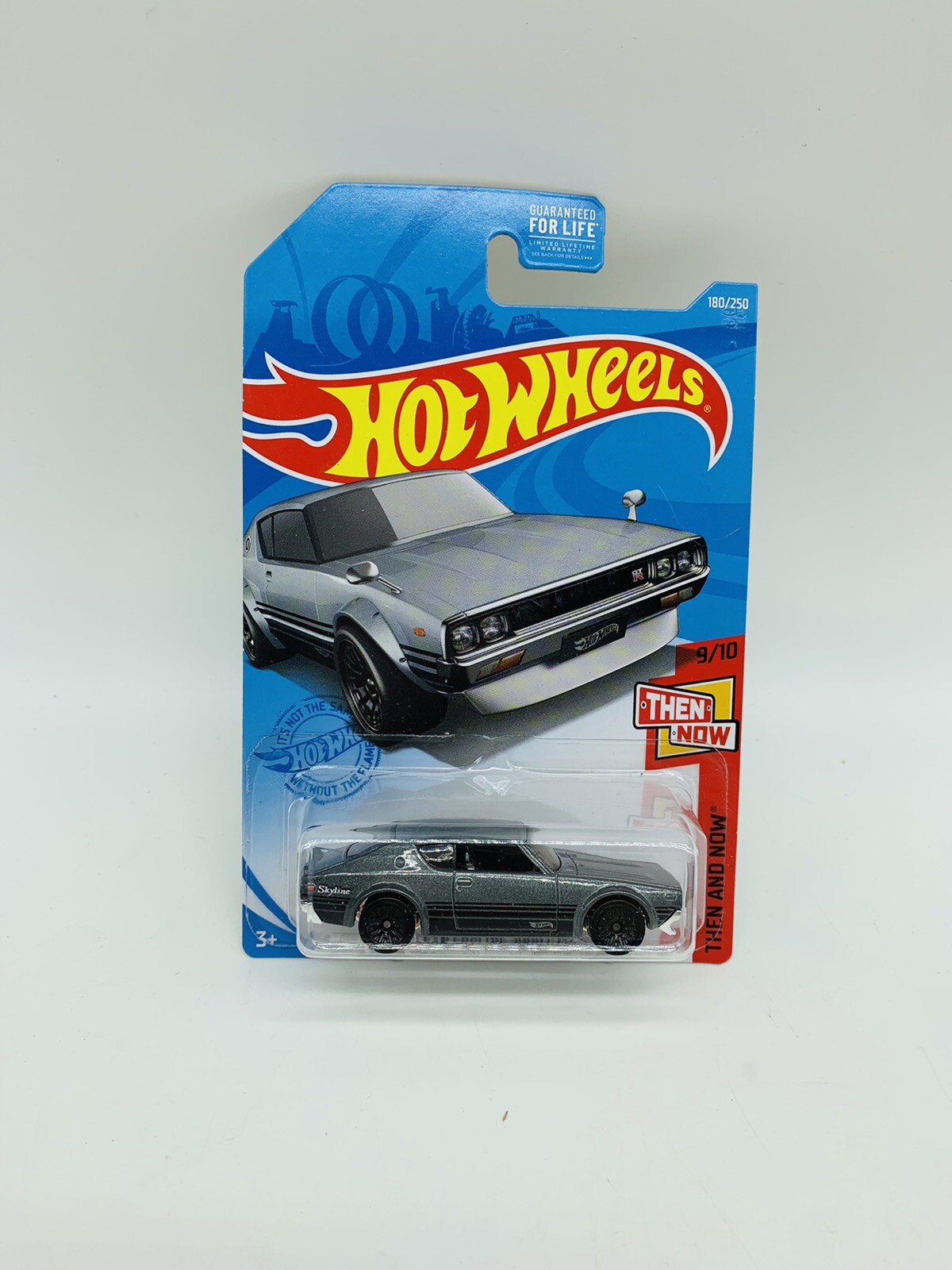 Hot Wheels Then And Now Nissan Skyline 2000 GT-R # 180/250 Grey Car