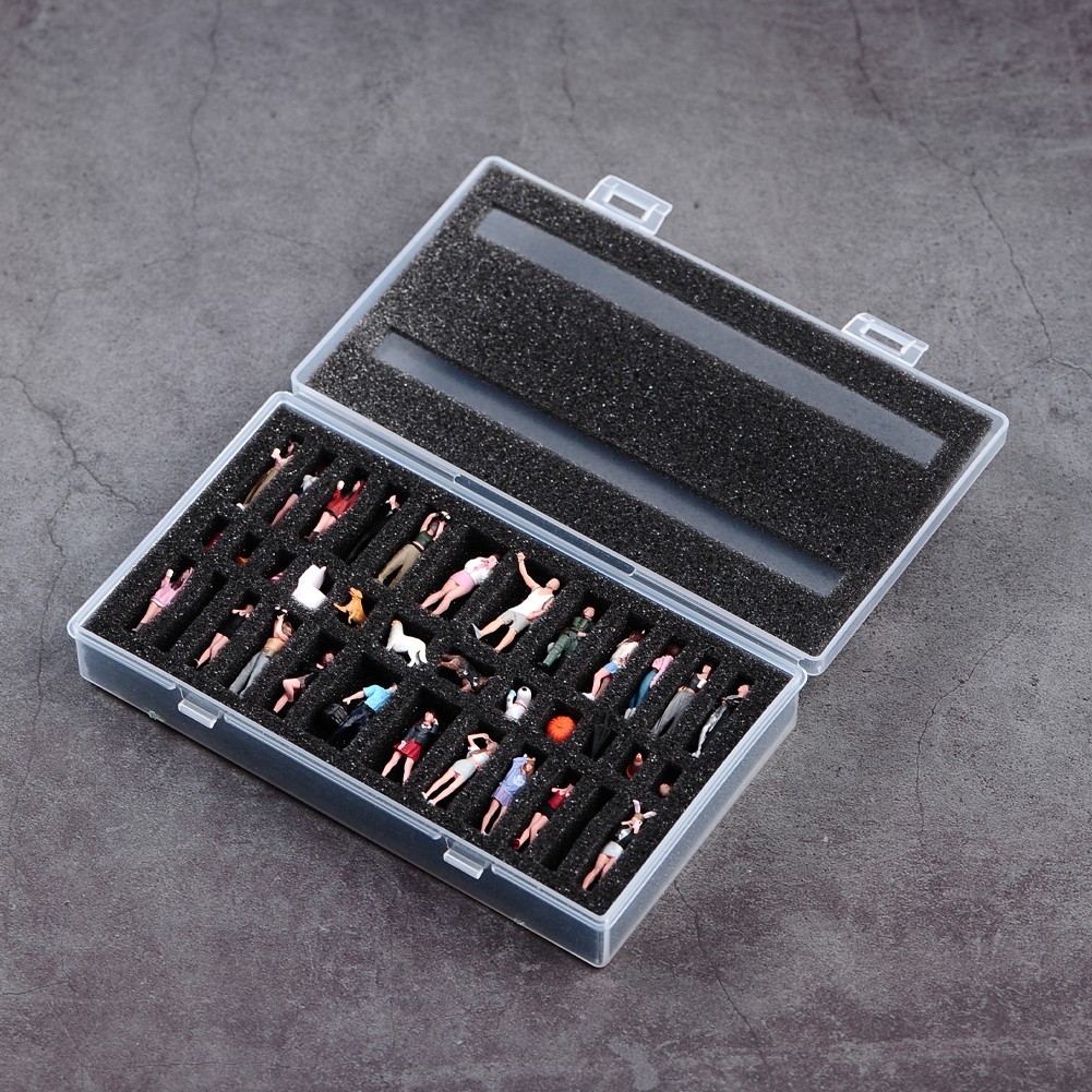 For 1/64 1/87 Miniature DIY Doll Storage Box Scene Prop Action Figure Doll Model
