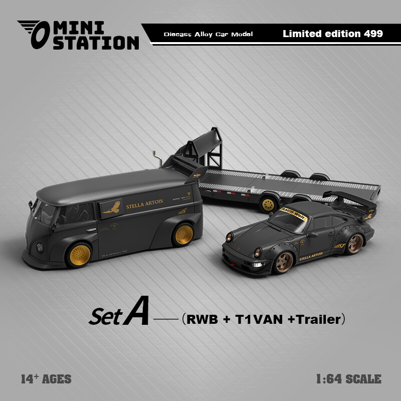 Mini Station 1:64 RWB 964/Targa/T1 Model Car