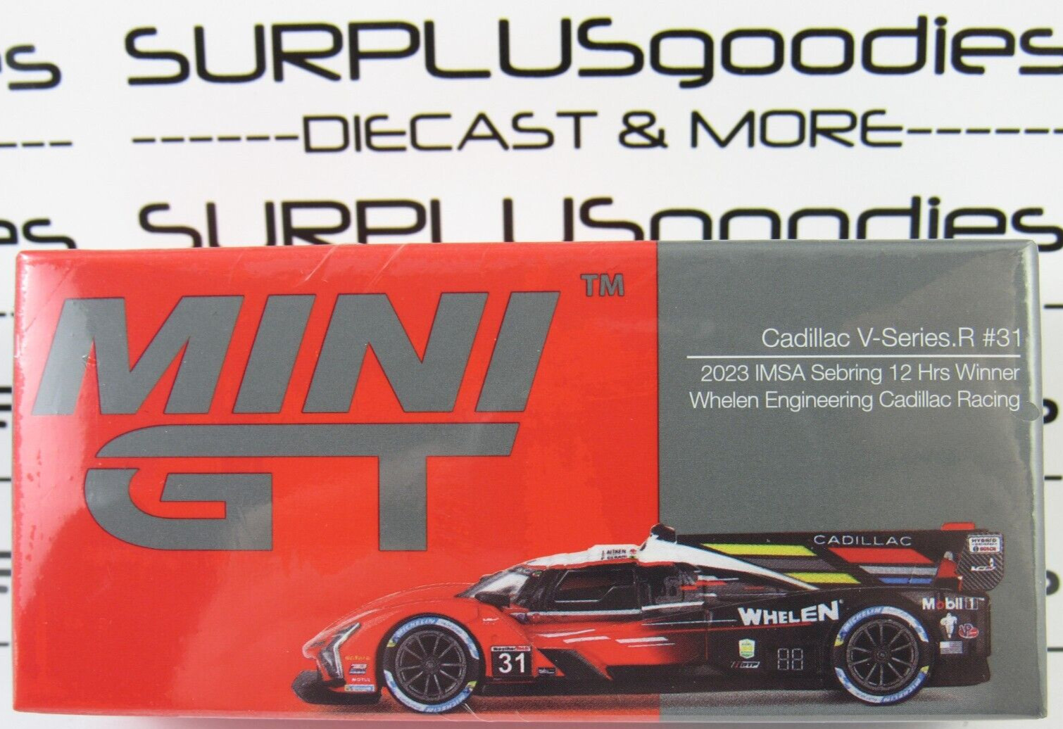 2024 Mini-GT Overseas Ed: 2023 CADILLAC V-Series R #31 Wheelen Sebring #MGT00745