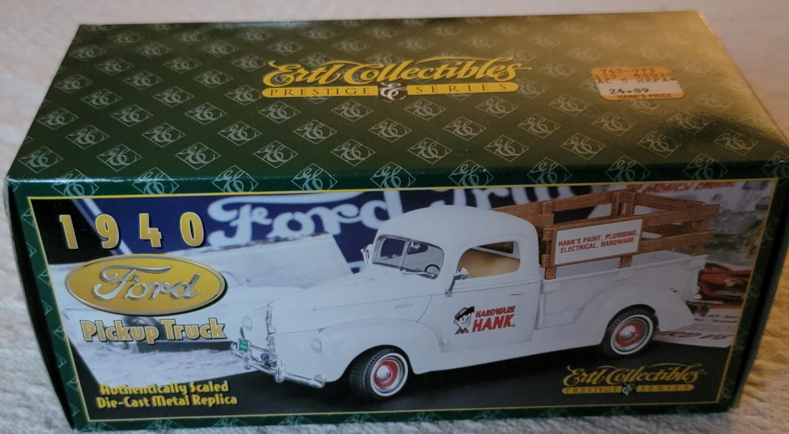 ERTL Collectibles 1940 Ford Pickup Truck Prestige Series Diecast 1/25 Scale 1994