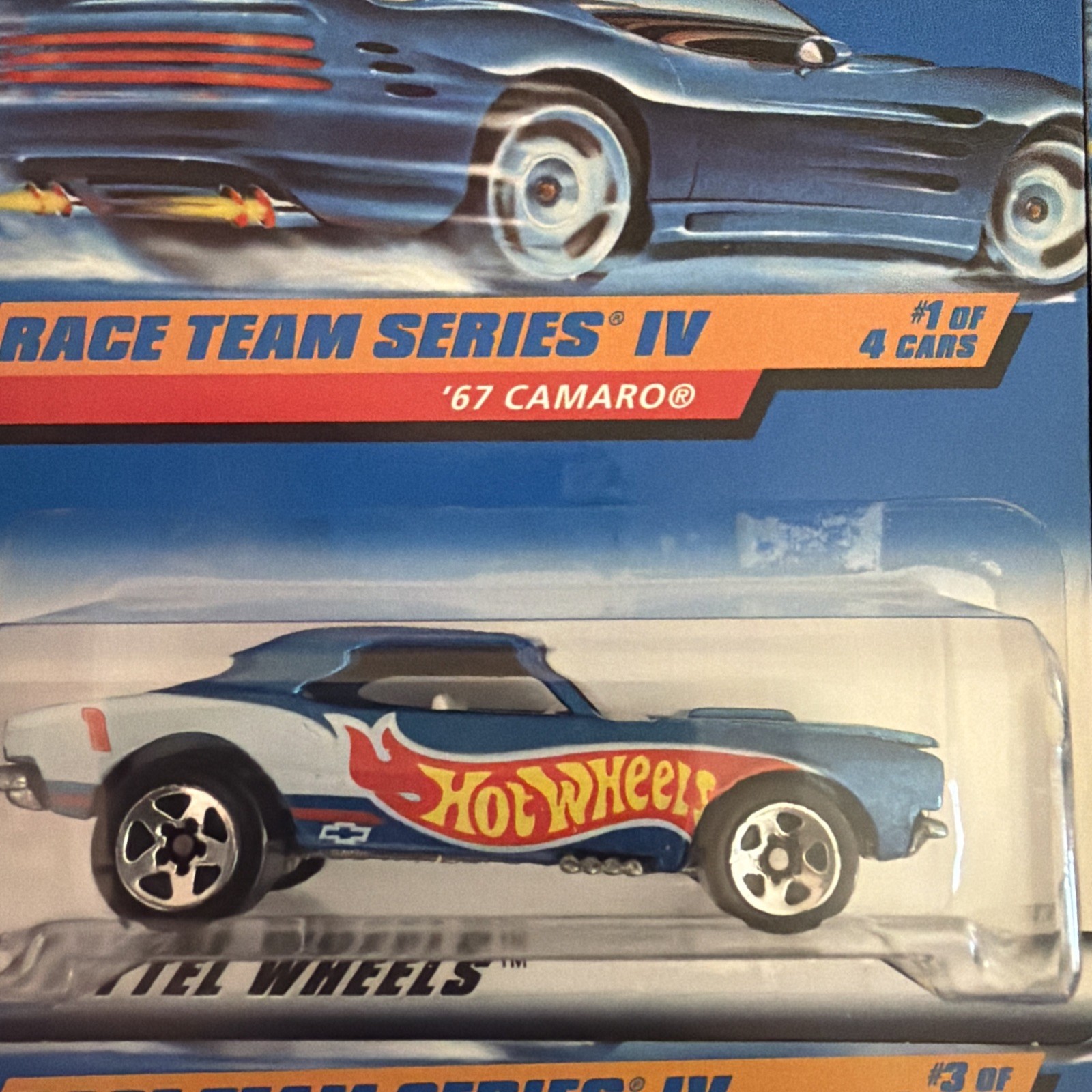 1998 Hot Wheels Race Team Series IV Complete Set Of #1-4