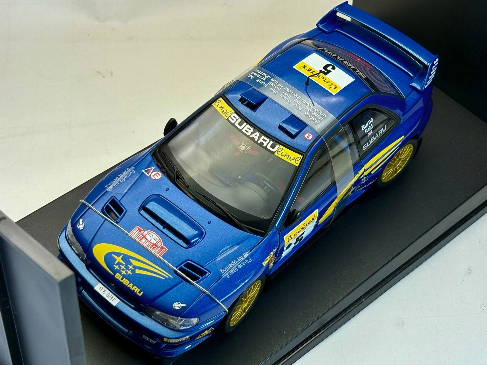 AUTOart 1:18 Subaru Impreza WRC #5 Burns, 1999 Rallye Monte Carlo, #89992, NEW