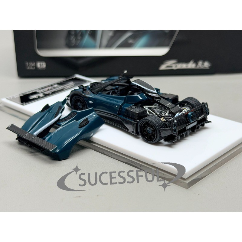 1/64 Decode Pagani Zonda Unico Supercar, Diecast Model for Hobby Collection