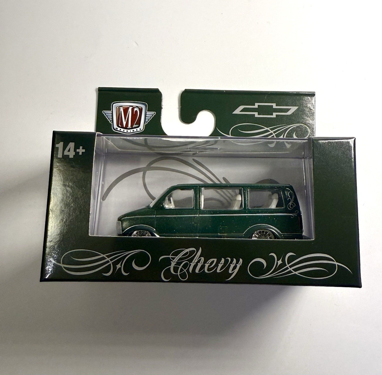 M2 Machines Chevrolet Van Diecast Model Green 14 Years & Up Collectible Toy