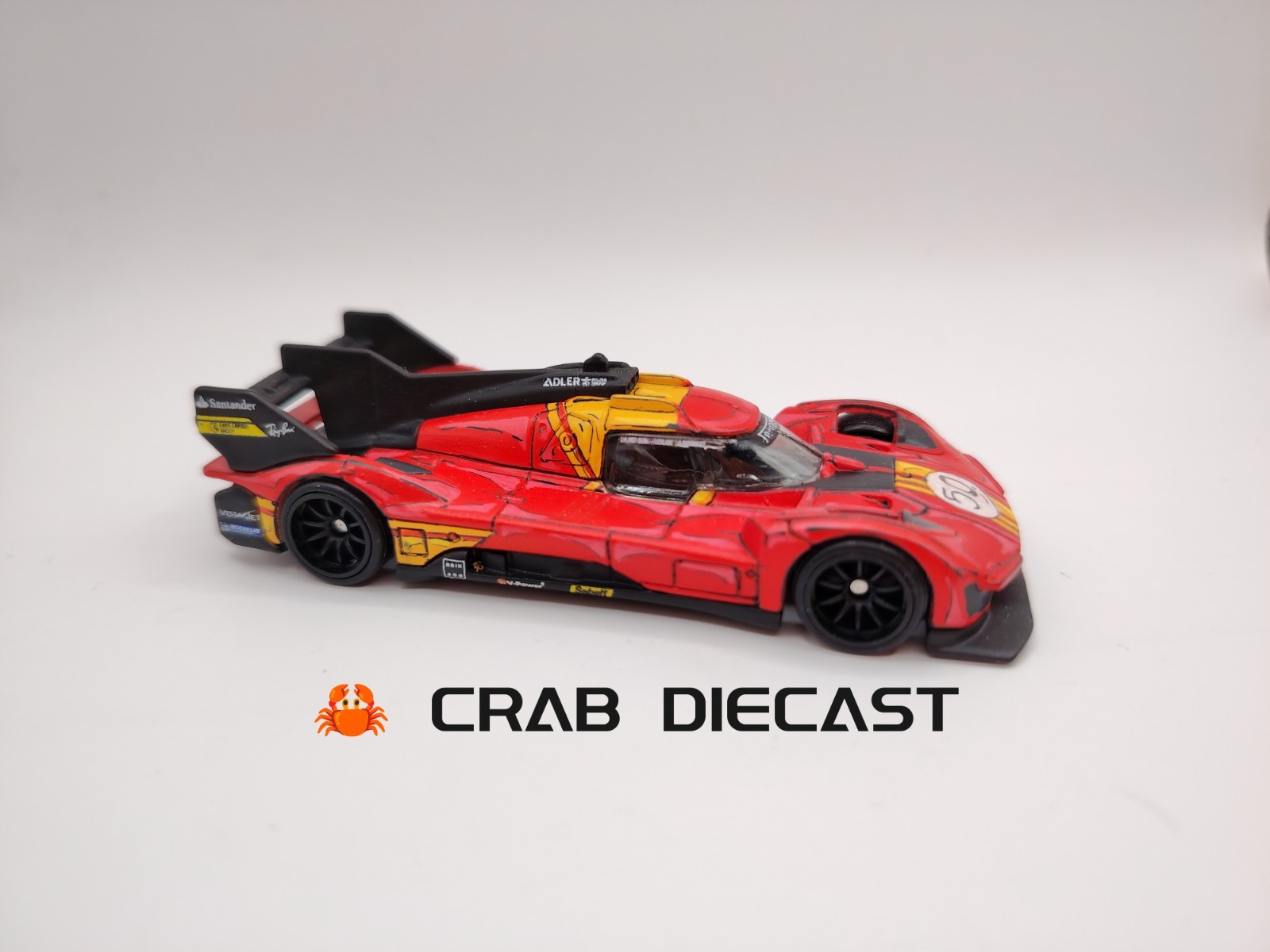 Hot Wheels Premium Ferrari 499P Le Mans [Custom 2D Hand Drawn]