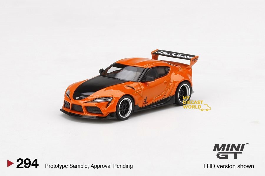 1/64 Mini GT #294 Pandem Toyota GR Supra V1.0 Mijo Exclusive World Wide Limited