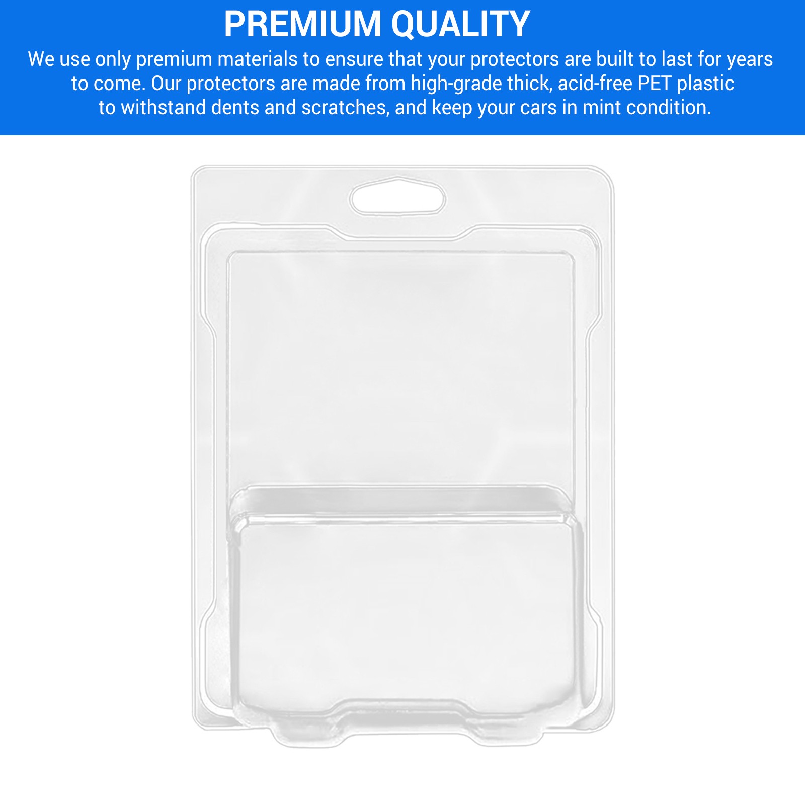 100Pcs Clear Protector Cases Display Box For HW Diecast Toy Car 13*14.5*4.5CM