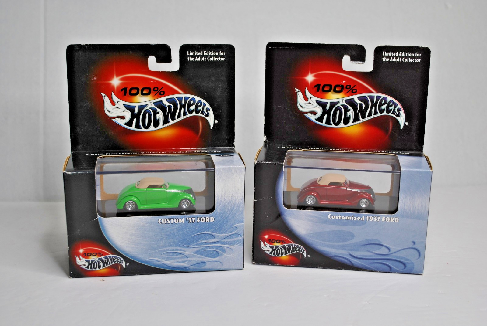 Hot Wheels Custom 1937 Ford 100% Hot Wheels Red and Green Variant