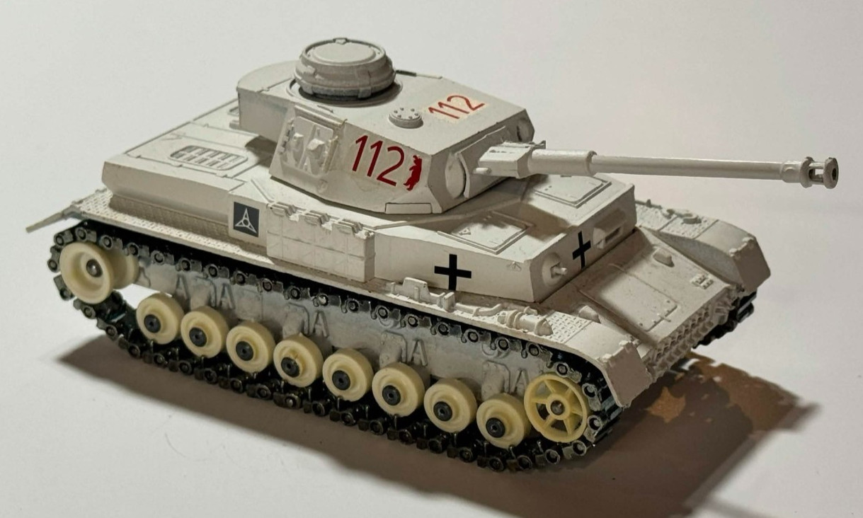 Solido – PZ IV-SD KFZ 161 Mini Tank White VGC 1:50 Scale (625v20) No-6073