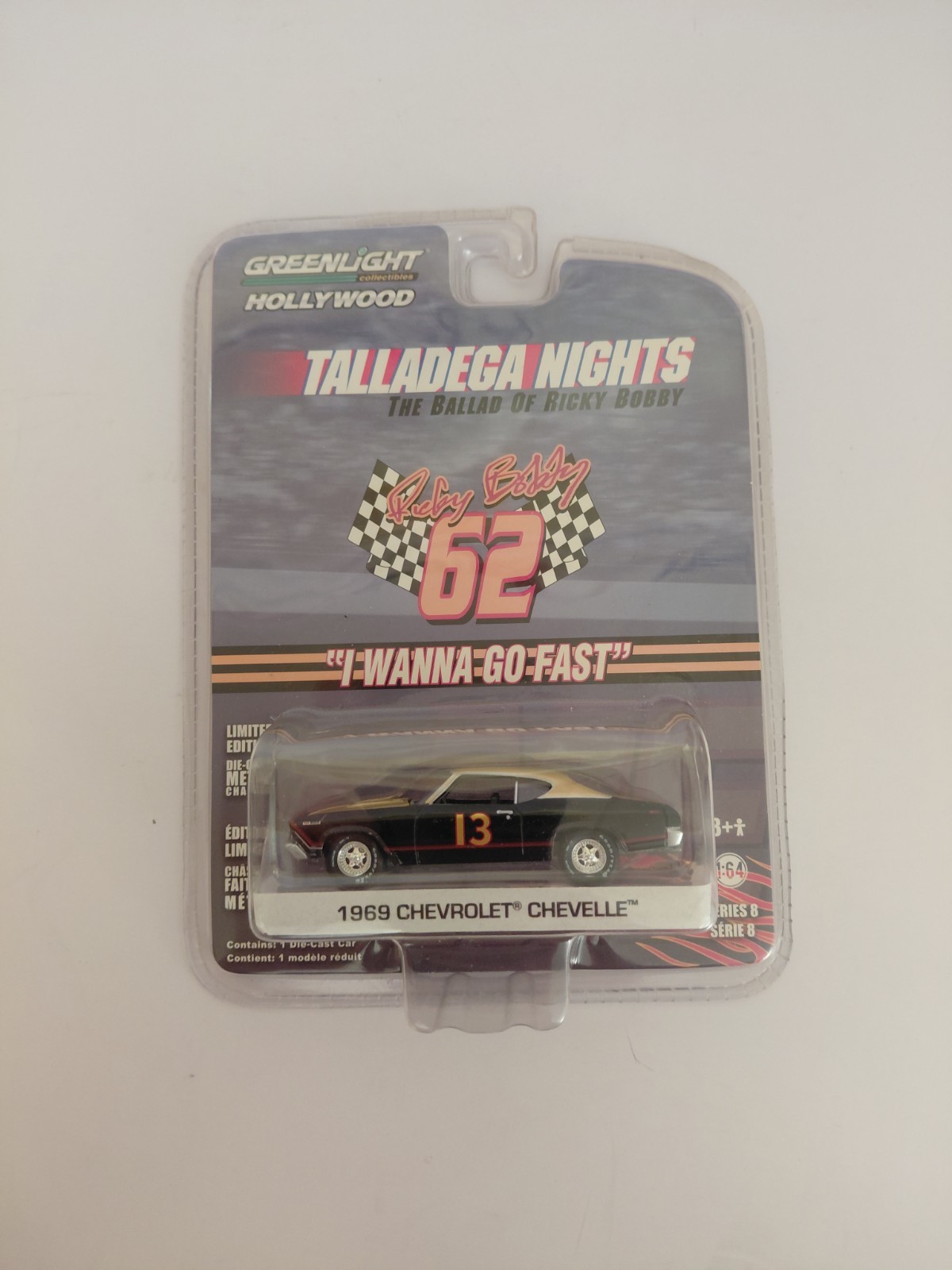 Greenlight Hollywood 1969 CHEVY CHEVELLE TALLADEGA NIGHTS Ricky Bobby Series 8