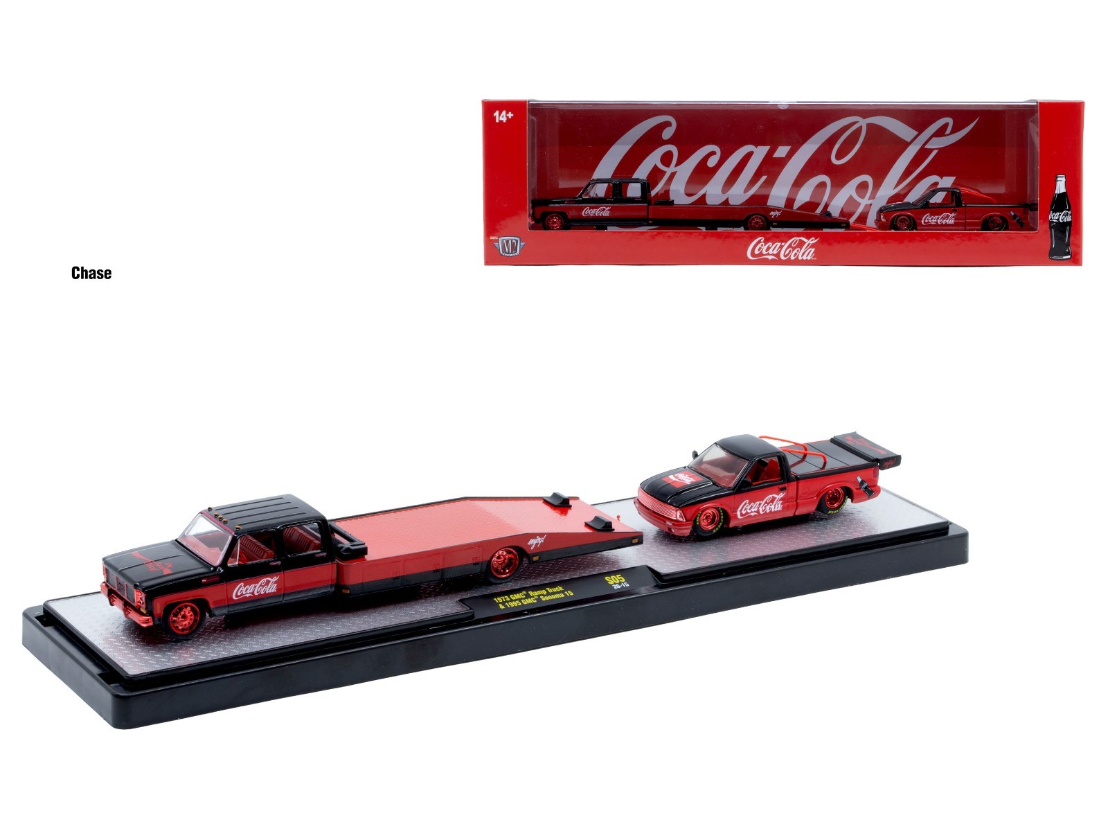 AUTO HAULERS “COCA-COLA” RELEASE S05, 3 PC SET 1/64 DIECAST MODELS M2 56000-S05