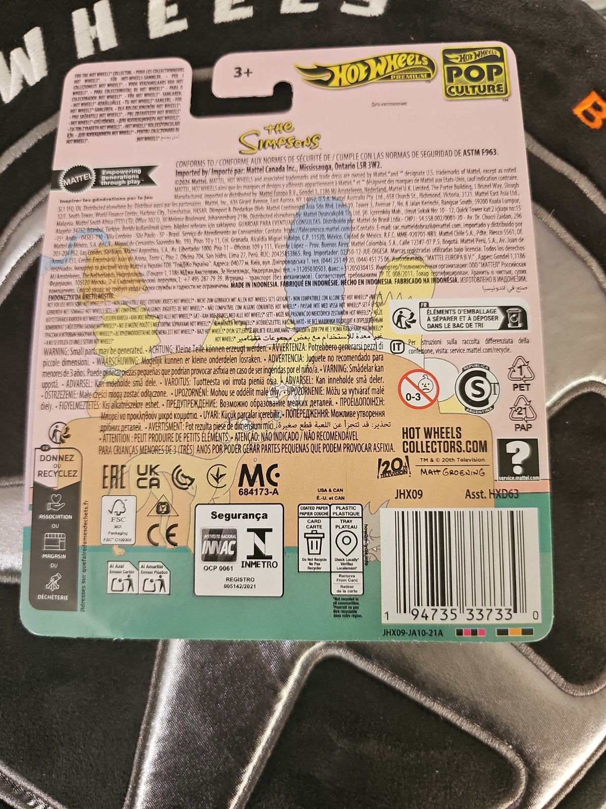 Hot Wheels Pop Culture The Simpsons Family Car 2026 New Release Creased Card